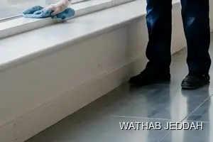 Wathab Jeddah team performing Post-Construction Cleaning in Al Nazlah Al Sharqiyah, Jeddah