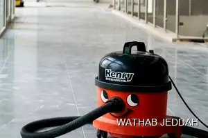 Wathab Jeddah team performing Post-Construction Cleaning in Ghulail, Jeddah