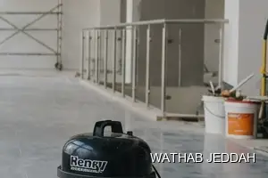 Wathab Jeddah team performing Post-Renovation Cleaning in Al Sabeel, Jeddah
