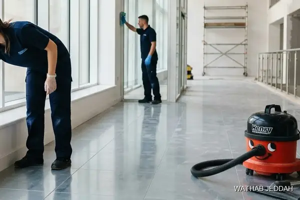 تنظيف بعد التشطيب حي الزمرد وثاب جدة