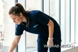 نتائج تنظيف بعد التشطيب بعد الانتهاء في حي مدائن الفهد بجدة