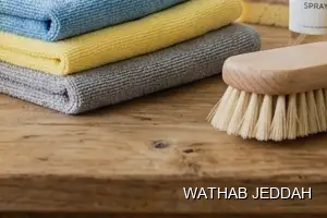 Wathab Jeddah team performing Pre-Move Cleaning in Al Rehab, Jeddah