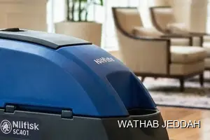Moquette Cleaning results after completion in Al Falah, Jeddah