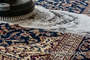 Wathab Jeddah team performing Moquette Cleaning in Al Kawthar, Jeddah