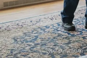 Wathab Jeddah team performing Moquette Cleaning in Al Salhiyah, Jeddah