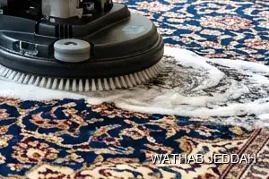 Moquette Cleaning results after completion in Bariman, Jeddah