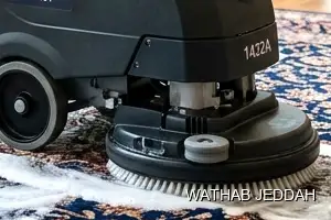 Moquette Cleaning results after completion in Quwayzah, Jeddah