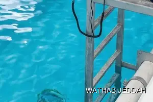 Wathab Jeddah team performing Water Tank Cleaning in Al Balad, Jeddah