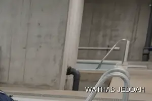 Wathab Jeddah team performing Water Tank Cleaning in Al Hamra, Jeddah