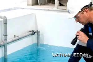 Wathab Jeddah team performing Water Tank Cleaning in Al Khalidiyah, Jeddah