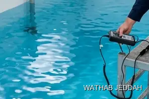 Wathab Jeddah team performing Water Tank Cleaning in Al Khalij, Jeddah