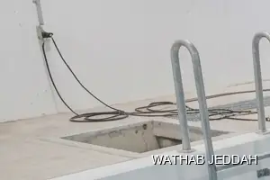 Wathab Jeddah team performing Water Tank Cleaning in Al Sharafiyah, Jeddah