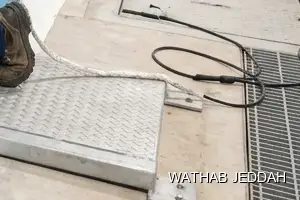 Wathab Jeddah team performing Water Tank Cleaning in Al Shati, Jeddah