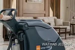 Wathab Jeddah team performing Villa Cleaning in Al Amwaj, Jeddah