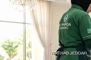 Wathab Jeddah team performing Villa Cleaning in Al Fardous, Jeddah