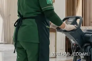 Wathab Jeddah team performing Villa Cleaning in Al Salamah, Jeddah