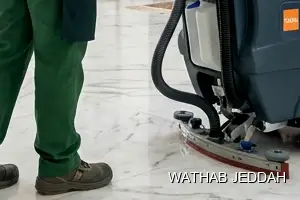 Wathab Jeddah team performing Villa Cleaning in Al Shati, Jeddah
